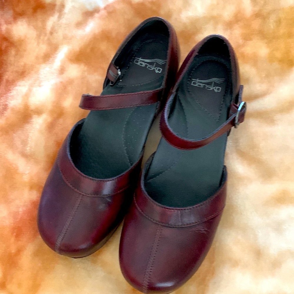 dansko Cordovan clogs